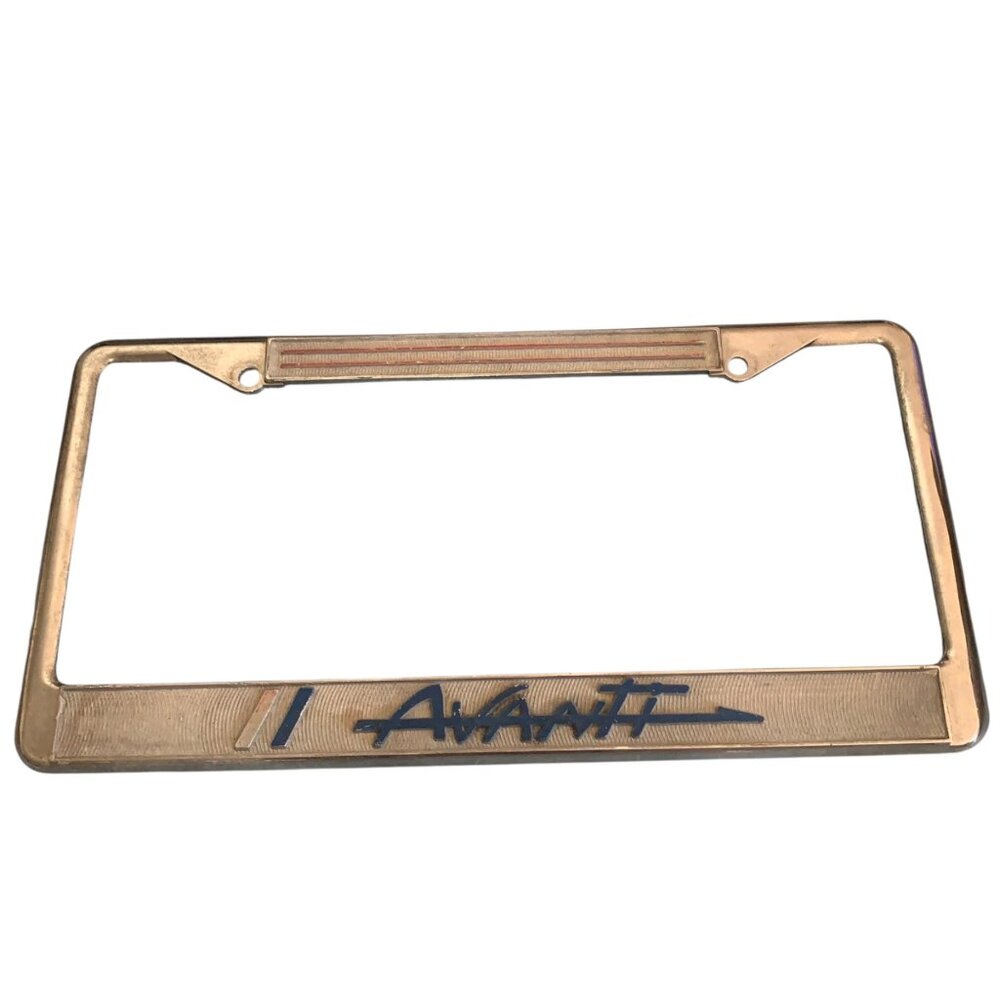 Vintage Avanti License‎ Plate Frame